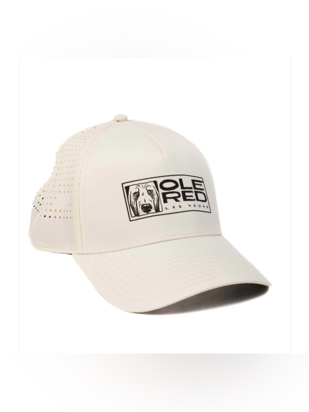 Cream Trucker Cap with Logo